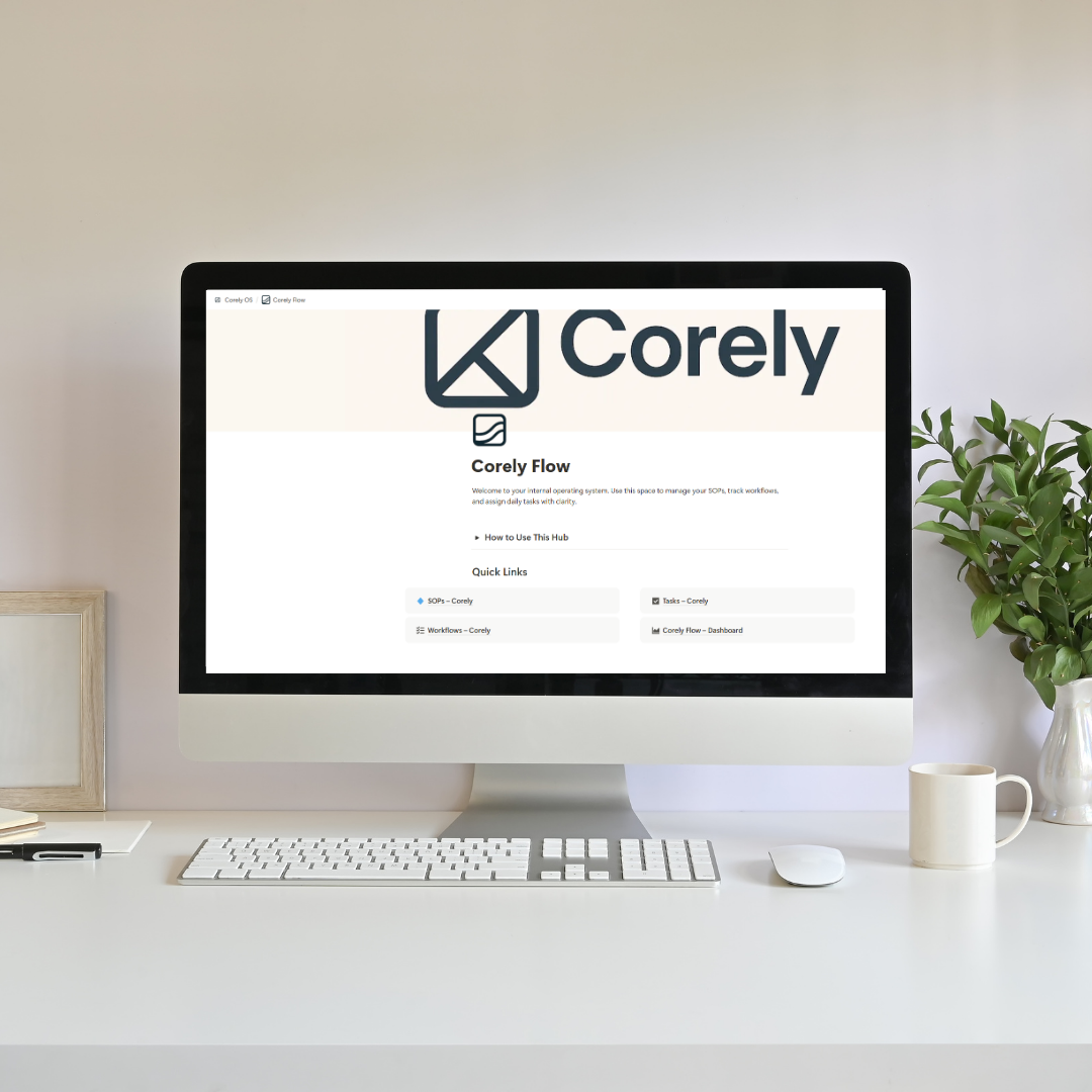 Corely Essentials — 3 Modules + Sheets