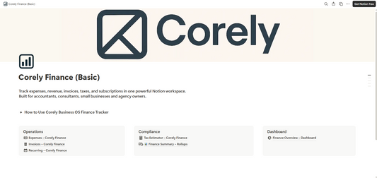 Corely Finance - Basic