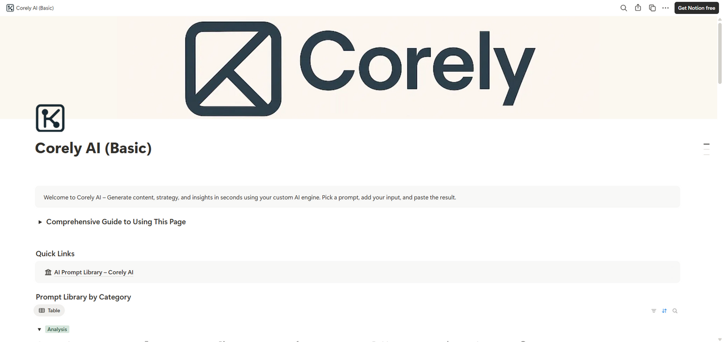 Corely OS — Founders Lifetime Deal (75% Off)